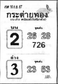 กระต่ายทอง-16-09-67