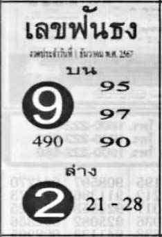 เลขฟันธง-1-12-67