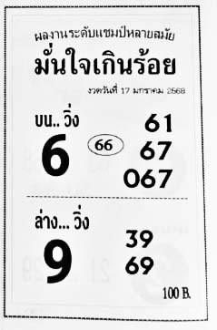 มั่นใจเกินร้อย-17-01-68